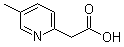 结构式 CAS# 848093-05-0, 5-甲基-2-吡啶乙酸
