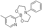 结构式 CAS# 849100-03-4, 4-甲基吡啶-2-硼酸 N-苯基二乙醇胺酯