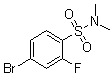 4-溴-2-氟-N,N-二甲基苯磺酰胺分子结构 (CAS 849357-53-5)