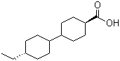 结构式 CAS# 84976-67-0, 反式-4-乙基-(1,1-联二环己烷)-4-甲酸
