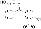 结构式 CAS# 85-54-1, 2-(4-氯-3-硝基苯甲酰)苯甲酸