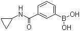 structure of CAS# 850567-23-6, 3-(Cyclopropylaminocarbonyl)phenylboronic acid
