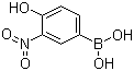结构式 CAS# 850568-75-1, 4-羟基-3-硝基苯硼酸