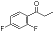 structure of CAS# 85068-30-0, 2',4'-Difluoropropiophenone ;1-(2,4-Difluorophenyl)-1-propanone