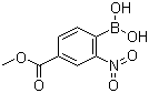 structure of CAS# 85107-55-7, 4-Methoxycarbonyl-2-nitrophenylboronic acid;4-(Methoxycarbonyl)-2-nitrobenzeneboronic acid