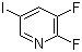 结构式 CAS# 851386-35-1, 5-碘-2,3-二氟吡啶