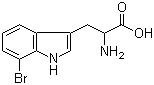结构式 CAS# 852391-45-8, 7-溴色氨酸