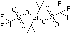 structure of CAS# 85272-31-7, Di-tert-butylsilyl bis(trifluoromethanesulfonate)