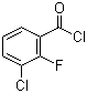3-Chloro-2-fluorobenzoyl chloride molecular structure (CAS 85345-76-2)