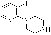 结构式 CAS# 85386-98-7, 1-(3-碘吡啶-2-基)哌嗪