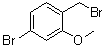 结构式 CAS# 854778-42-0, 4-溴-1-(溴甲基)-2-甲氧基苯