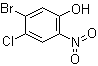 结构式 CAS# 855400-82-7, 5-溴-4-氯-2-硝基苯酚