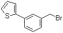 结构式 CAS# 85553-44-2, 2-[3-(溴甲基)苯基]噻吩