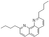 structure of CAS# 85575-93-5, 2,9-Dibutyl-1,10-phenanthroline;3,6-Dibutyl-4,5-diazaphenanthrene; VUF 7845