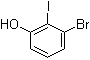 structure of CAS# 855836-52-1, 3-Bromo-2-iodophenol