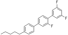 2',3,5-Trifluoro-4''-pentyl-1,1':4',1''-terphenyl molecular structure (CAS 857048-79-4)