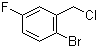 structure of CAS# 857276-61-0, 2-Bromo-5-fluorobenzyl chloride