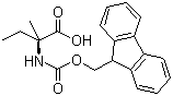 结构式 CAS# 857478-30-9, N-芴甲氧羰基-L-异缬氨酸