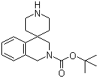 structure of CAS# 857898-70-5, Spiro[isoquinoline-4(1H),4'-piperidine]-2(3H)-carboxylic acid tert-butyl ester