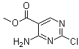 结构式 CAS# 858269-13-3, 4-氨基-2-氯-5-嘧啶羧酸甲酯