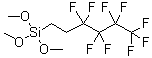 结构式 CAS# 85877-79-8, (1,1,2,2-四氢九氟己基)三甲氧基硅烷