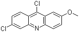 结构式 CAS# 86-38-4, 6,9-二氯-2-甲氧基吖啶