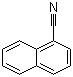 structure of CAS# 86-53-3, 1-Cyanonaphthalene;1-Naphthonitrile; NCN
