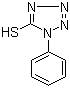 1-Phenyltetrazole-5-thiol molecular structure (CAS 86-93-1)