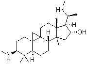 结构式 CAS# 860-79-7, 环维黄杨星 D; 环常绿黄杨碱 D
