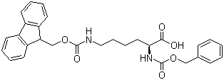 structure of CAS# 86060-82-4, N'-Fmoc-N-Cbz-L-Lysine;Fmoc-Lys(Z)-OH