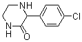 结构式 CAS# 86147-28-6, 3-(4-氯苯基)-2-哌嗪酮