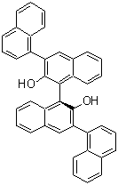 structure of CAS# 863659-88-5, (1'S)-[1,3':1',1'':3'',1'''-Quaternaphthalene]-2',2''-diol