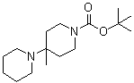 结构式 CAS# 864369-96-0, 4'-甲基-[1,4'-联哌啶]-1'-羧酸叔丁酯