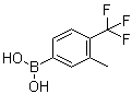 structure of CAS# 864759-67-1, 3-Methyl-4-trifluoromethylbenzeneboronic acid