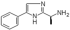 structure of CAS# 864825-23-0, (alphaS)-alpha-Methyl-4-phenyl-1H-imidazole-2-methanamine;(1S)-1-(5-phenyl-1H-imidazol-2-yl)ethanamine