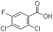 结构式 CAS# 86522-89-6, 2,4-二氯-5-氟苯甲酸