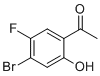 structure of CAS# 865449-63-4, 1-(4-Bromo-5-fluoro-2-hydroxyphenyl)ethanone