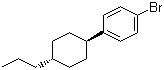 结构式 CAS# 86579-53-5, 反式-4-丙基环己基溴苯