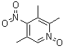 结构式 CAS# 86604-79-7, 4-硝基-2,3,5-三甲基吡啶 N-氧化物