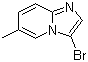 结构式 CAS# 866135-71-9, 3-溴-6-甲基咪唑并[1,2-a]吡啶