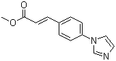 structure of CAS# 866157-50-8, Ozagrel methyl ester;3-[4-(1H-Imidazol-1-yl)phenyl]-2-propenoic acid methyl ester