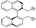 structure of CAS# 86631-56-3, (R)-2,2'-Bis(bromomethyl)-1,1'-binaphthyl