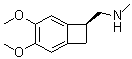 结构式 CAS# 866783-12-2, 1-((7S)-3,4-二甲氧基双环[4.2.0]-1,3,5-辛三烯-7-基)-N-甲基甲胺