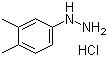 structure of CAS# 86746-50-1, 3,4-Dimethylphenylhydrazine hydrochloride