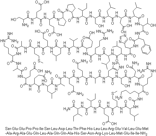 结构式 CAS# 86784-80-7, 促肾上腺皮质激素释放因子