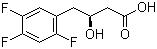 结构式 CAS# 868071-17-4, (3S)-2',4',5'-三氟-3-羟基苯丁酸