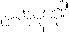 structure of CAS# 868539-98-4, (alphaS)-alpha-Aminobenzenebutanoyl-L-leucyl-L-phenylalanine methyl ester