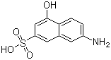 structure of CAS# 87-02-5, J acid;2-Amino-5-naphthol-7-sulfonic acid; 7-Amino-4-hydroxy-2-naphthalene sulphonic acid