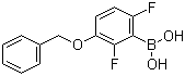 结构式 CAS# 870718-07-3, (3-苄氧基-2,6-二氟苯基)硼酸