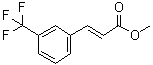 结构式 CAS# 87087-35-2, 3-[3-(三氟甲基)苯基]-2-丙烯酸甲酯